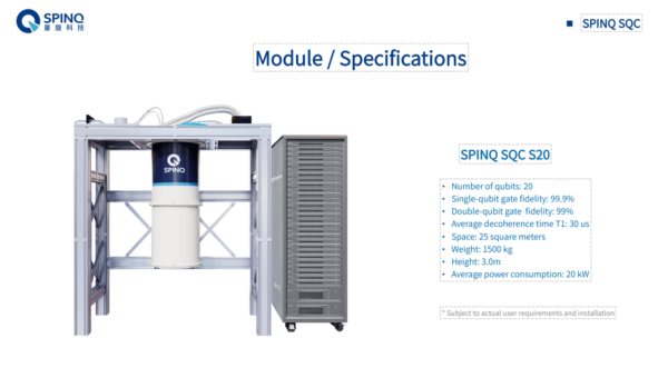 SPINQ Superconducting Quantum Computer - Image 3